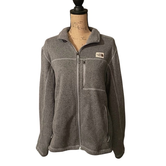 The North Face Other - The North Face Gray‎ Ski Snow Jacket Fleece Full-Length Zipper
